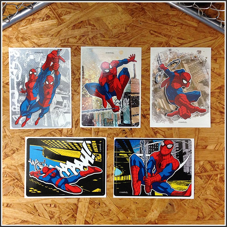 G6 ステッカーマシン ステッカー スパイダーマン 10種アソート