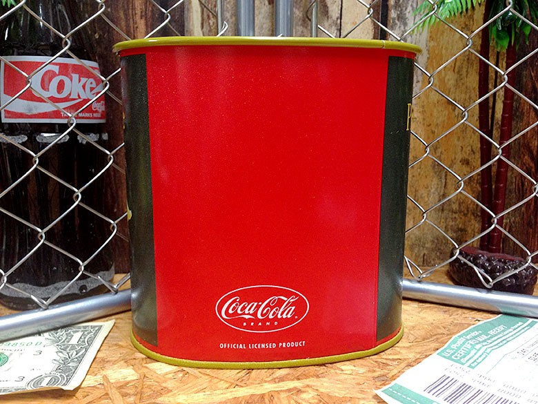 Coca Cola ごみ箱 アメリカ　ビンテージ ① Amazon｜コカコーラ ティン バケツ・ゴミ箱 ☆アメリカ雑貨