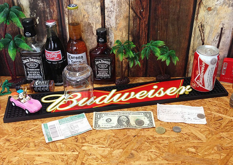 C5 バーマット Budweiser バドワイザー [ インテリア雑貨 酒雑貨 バー