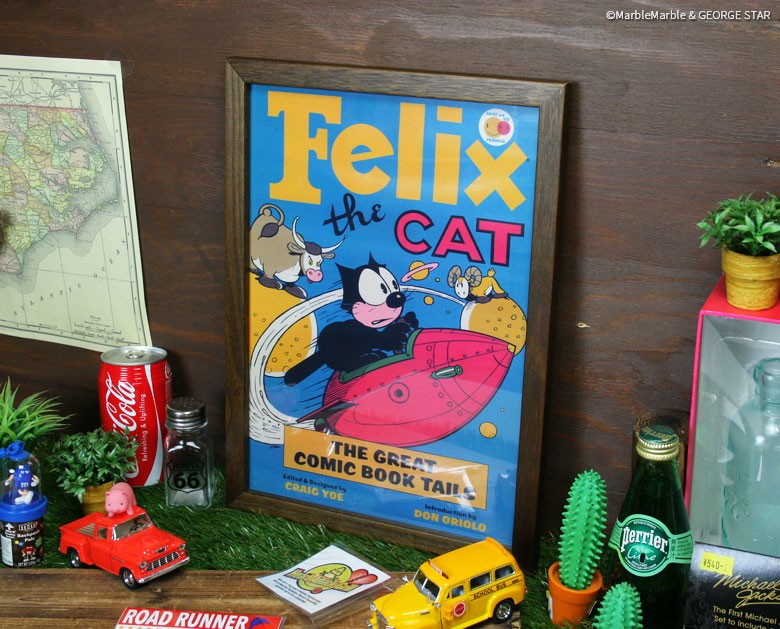 【額縁付き】A2 ポスター フェリックス フィリックス Felix インテリアピクチャー ポスター フレーム