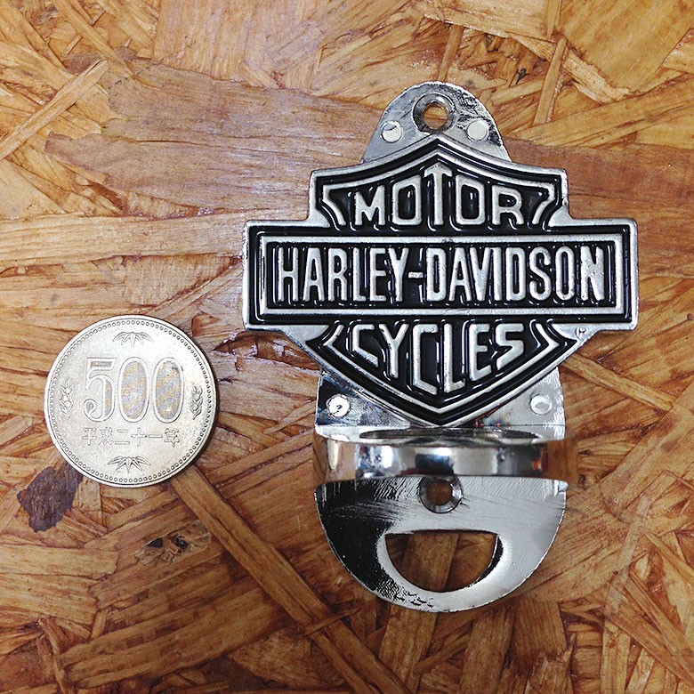 A2 ハーレーダビッドソン ボトルオープナー 壁付け用 // HARLEY