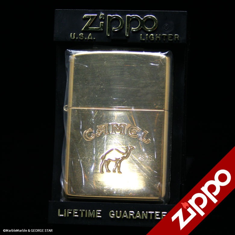 F1 Zippo（ジッポー）ライター CAMEL（キャメル）2000年 ドイツ限定品 スタンダードロゴ ブラス // アメリカン雑貨 / 喫煙具 /  ジッポ : zak-smo-00131-004 : アメリカン雑貨のマーブルマーブル - 通販 - Yahoo!ショッピング