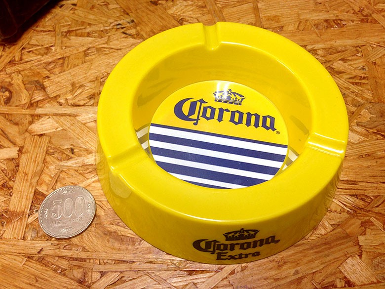 B1 ノベルティ灰皿 Corona コロナ プラスチック製 [ アメリカン雑貨