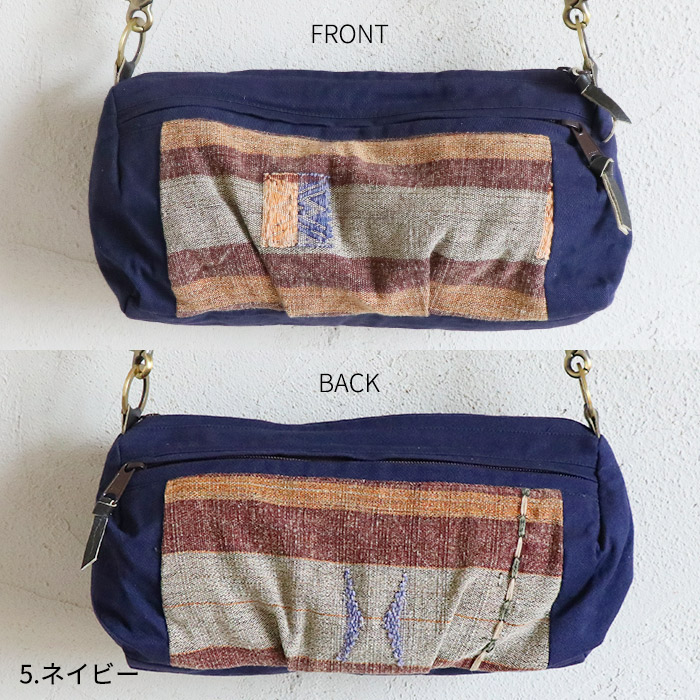 ショルダーバッグ ドラムバッグ エスニック レディース かばん マチ