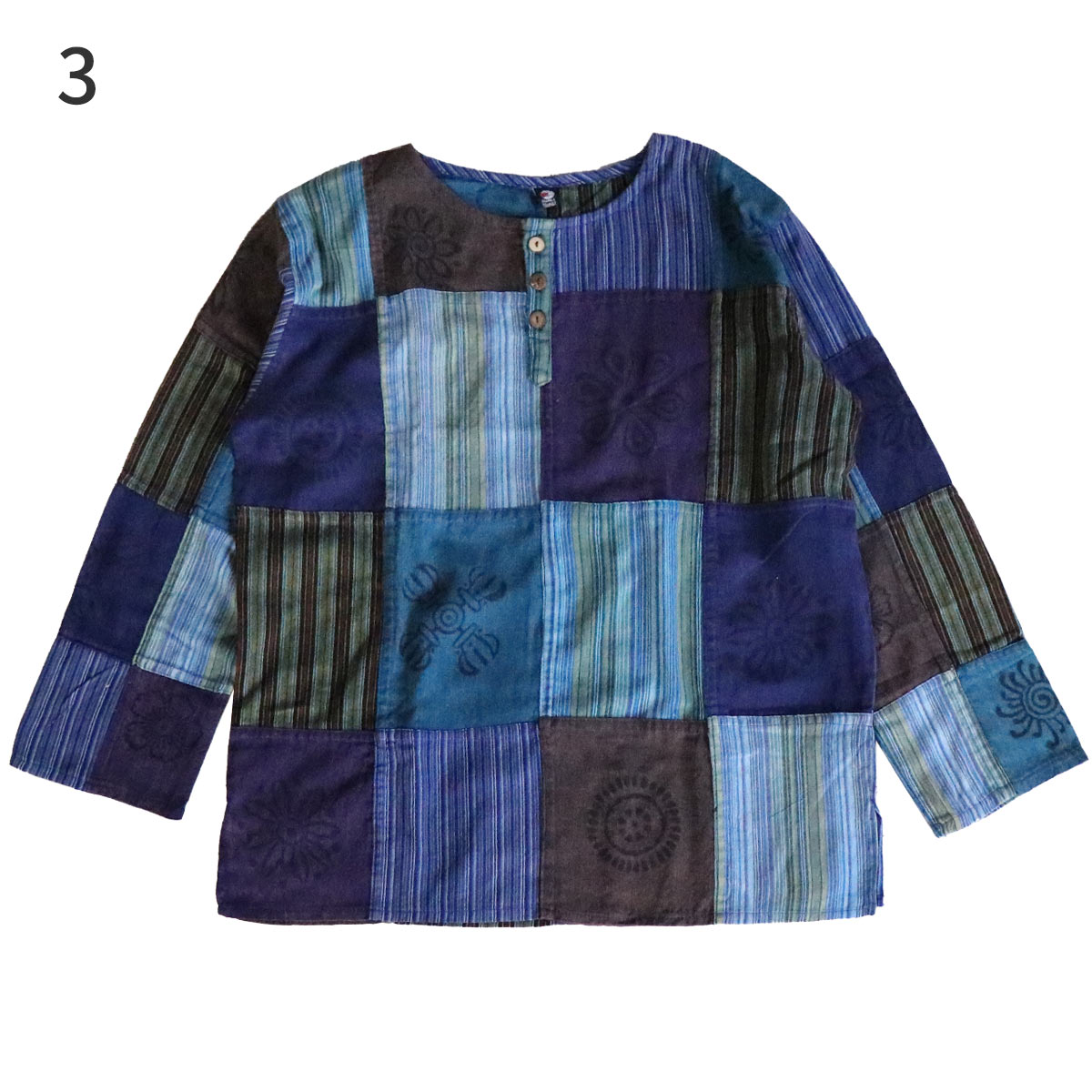 カットソー トップス シャツ ブラウス パッチワーク レディース