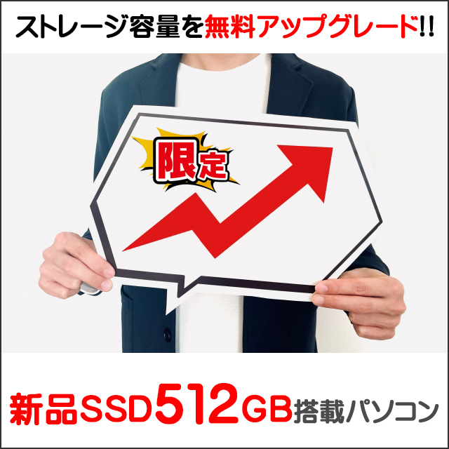 ★新品SSD512GB搭載