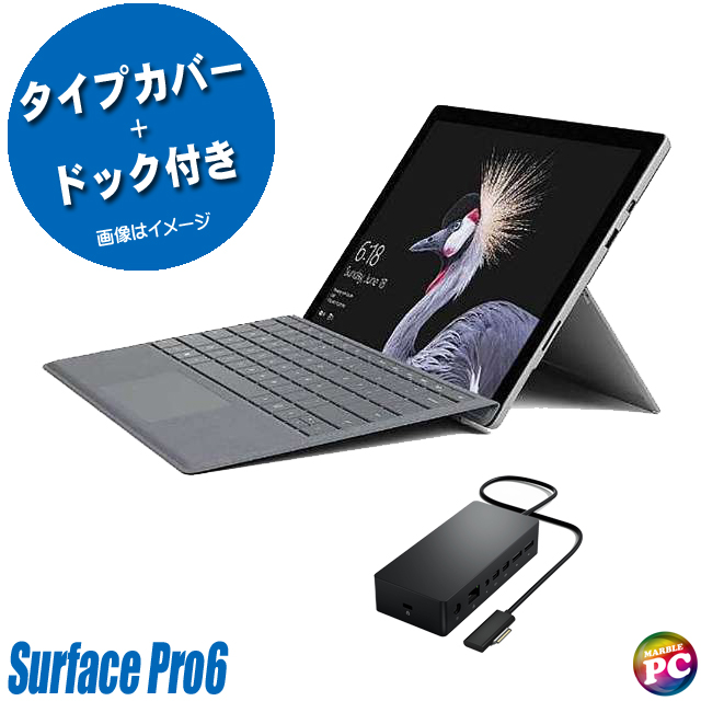 Surface Pro 2in1タブレット Microsoft Pro6 LQJ-00014 1796 中古 WPS 