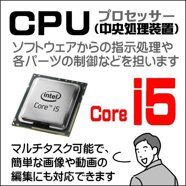 有名メーカー Core i5搭載 A4ノートパソコンおまかせスペシャル | 中古
