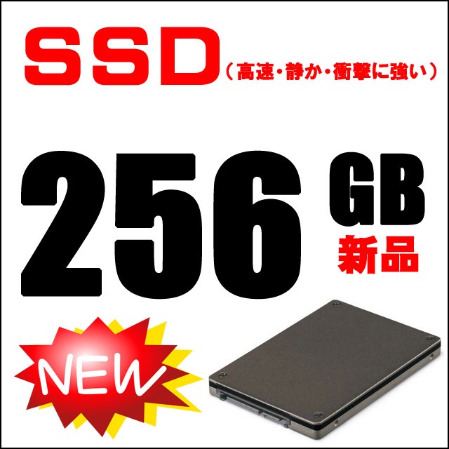 ストレージ★新品SSD256GB搭載