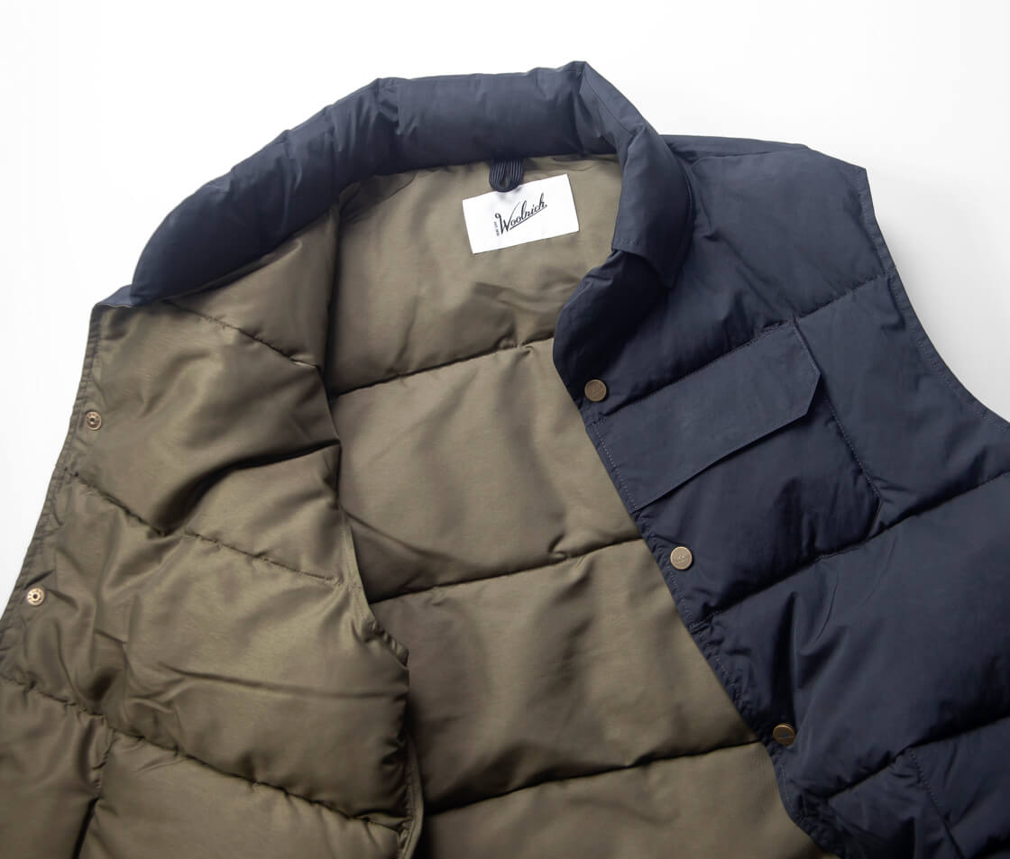 のびなり さん専用WOOLRICH USA製 ウーレンミルズ ベスト アメリカ製 ウールリッチ ウーレンミルズ ダウンベスト 鈴木大器