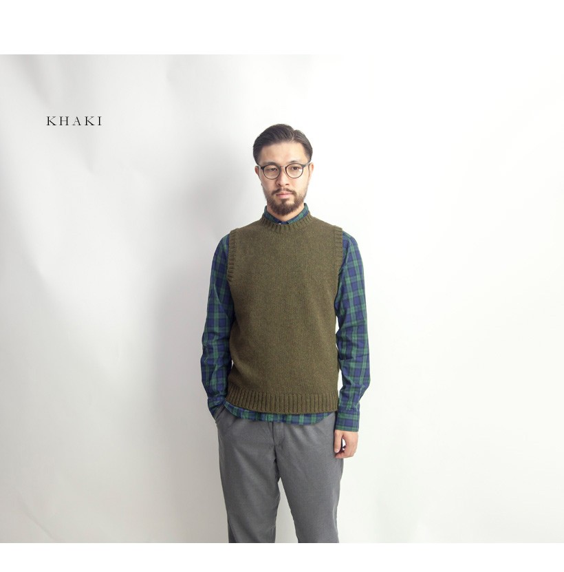 SOGLIA（ソリア） 【セール価格】 ニットベスト クルーネック