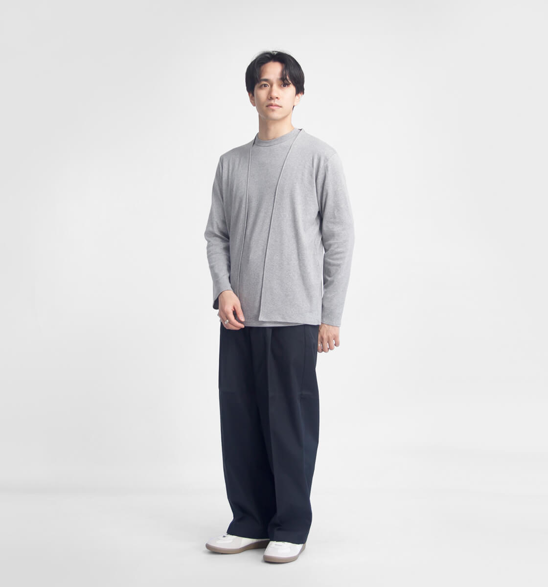 quotidien（コティディアン） Quotidien 5分袖Tシャツ カットソー