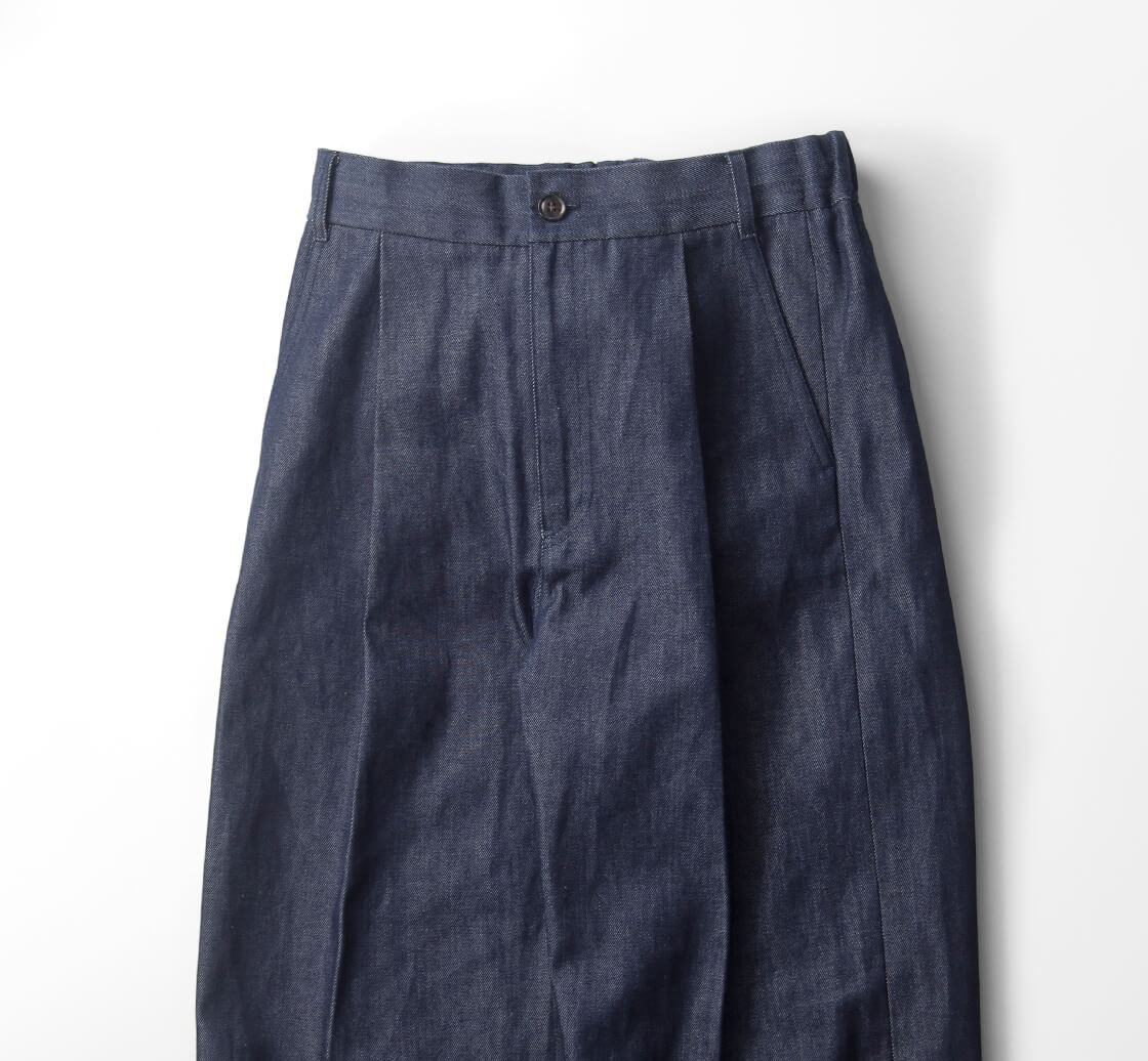 Upscape Audience オーディエンス 11オンスセルヴィッチデニム 1タック バレルパンツ セットアップ対応 日本製 メンズ