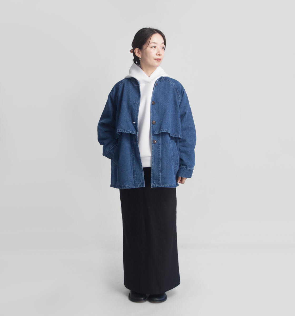 Kelen（ケレン） デニムジャケット マオカラー KIKO JK2071 レディース