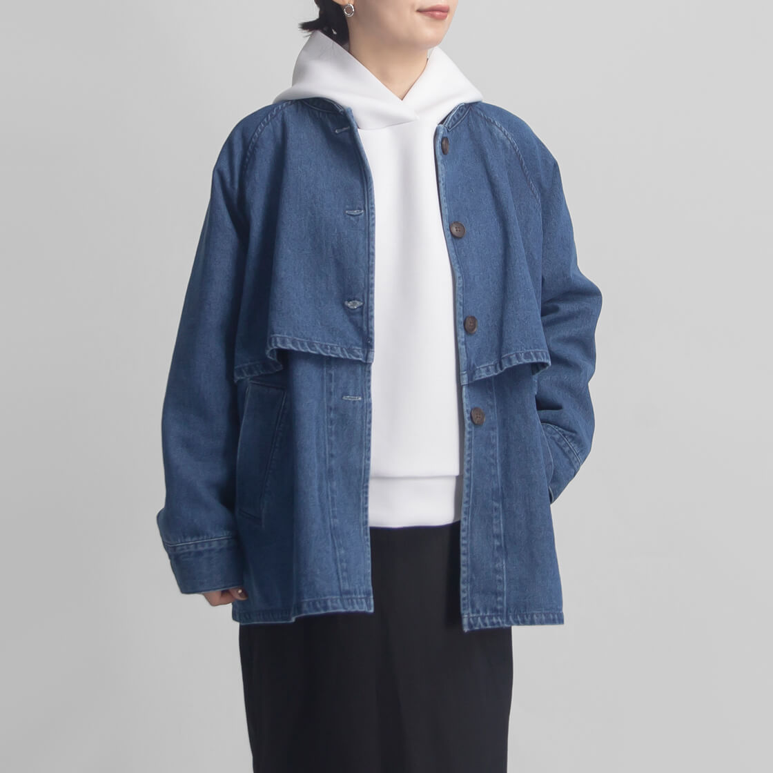 Kelen（ケレン） デニムジャケット マオカラー KIKO JK2071 レディース