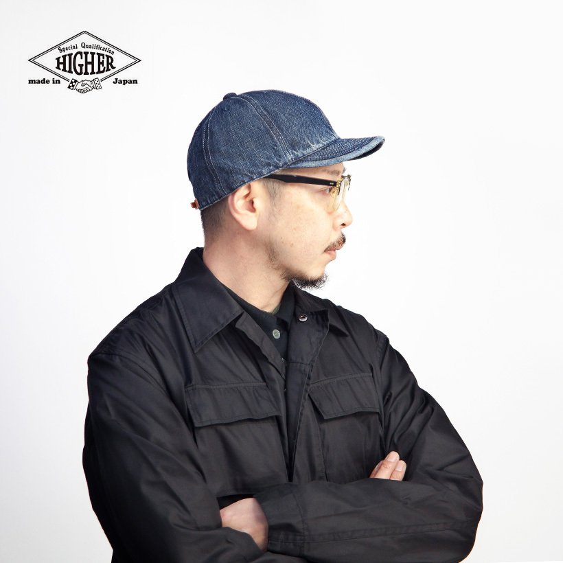 ハイヤー　デニムキャップ HIGHER/ハイヤー『DENIM MULTI PZNEL CAP / デニムマルチ