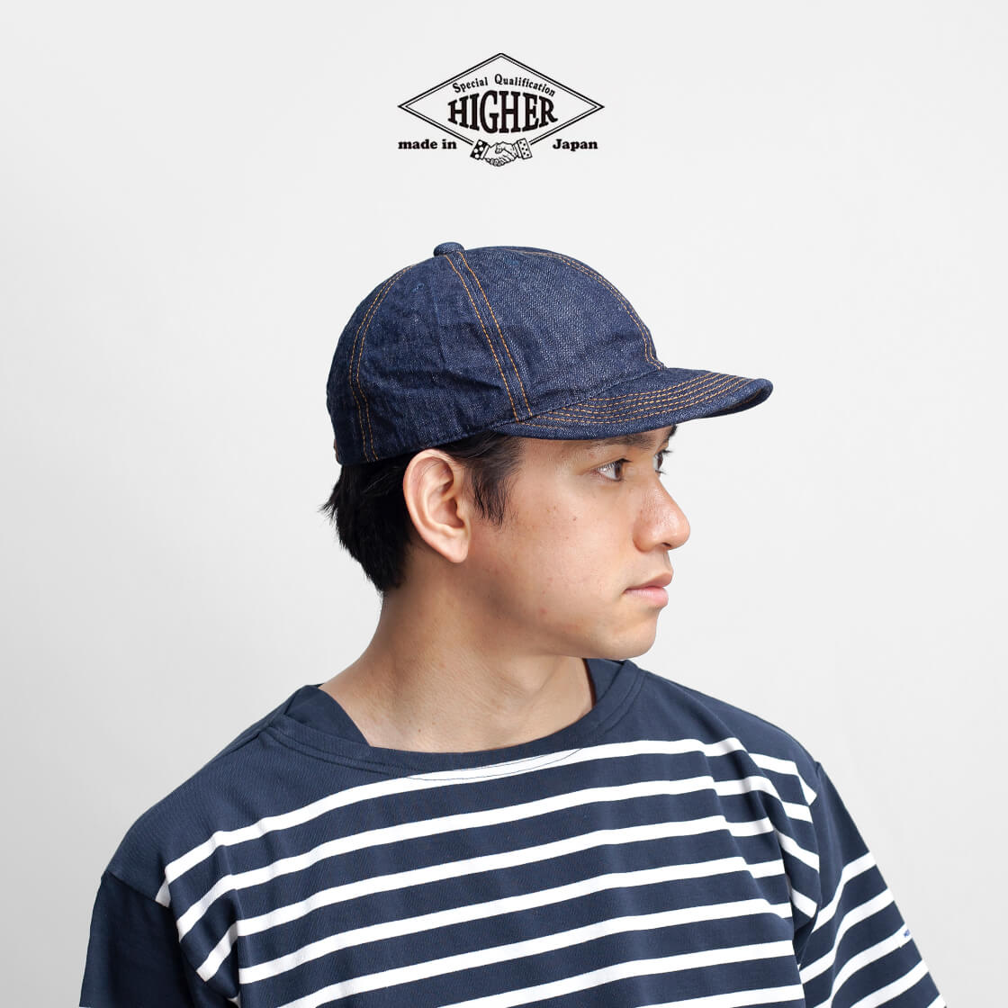 HIGHER（ハイヤー） HIGHER 10オンス セルビッチデニム ロングブリム