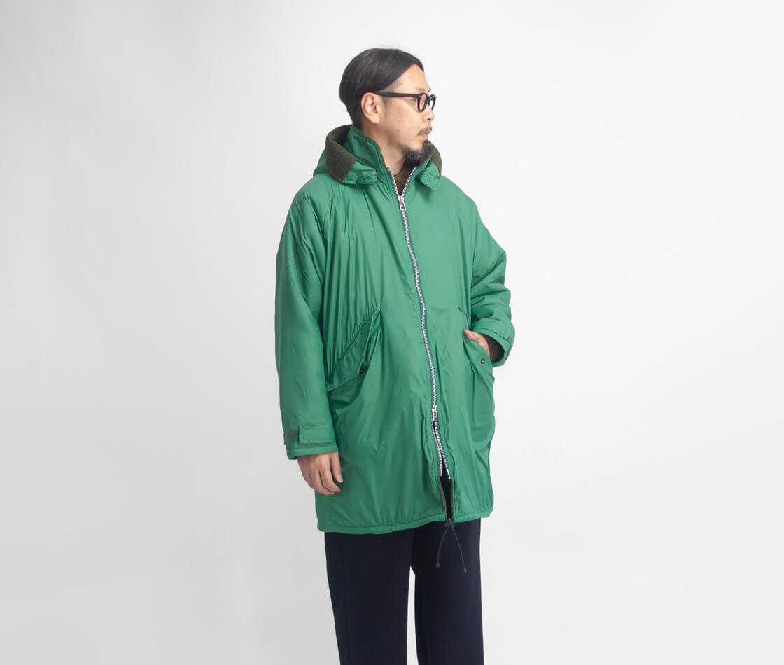 OMNIGOD（オムニゴッド） クリーミーライト 裏ボア フードコート