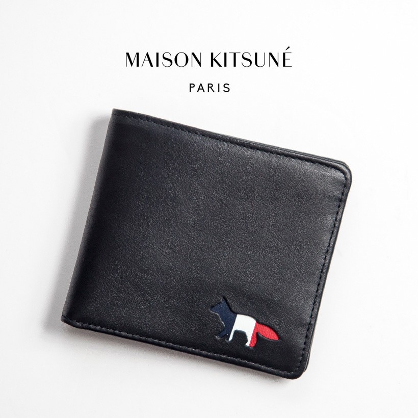 MAISON KITSUNE メゾンキツネ 二つ折り 財布 スリム 薄い