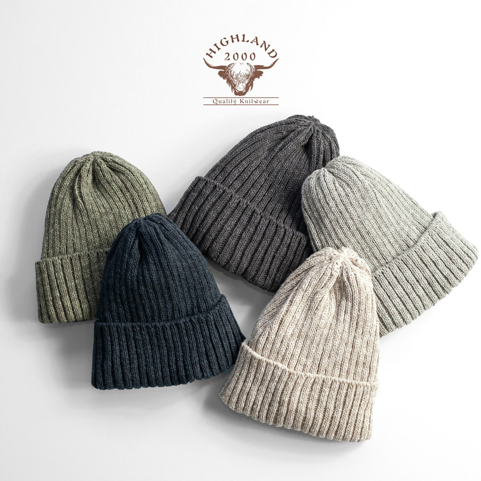 HIGHLAND 2000（ハイランド2000） リネンコットン BOBBYCAP ニット