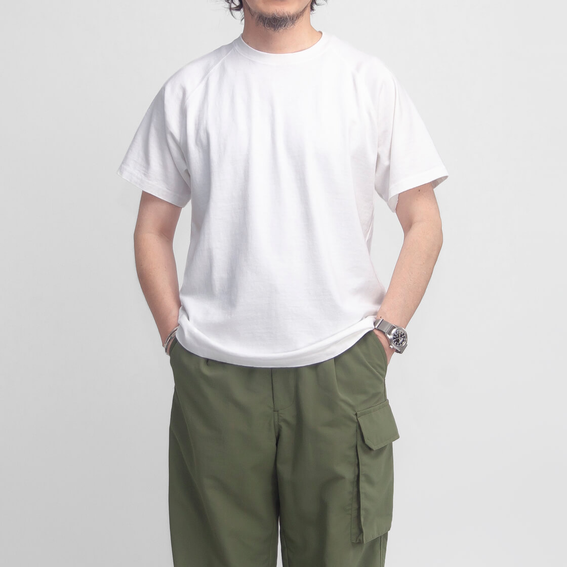 Kepani（ケパニ） ラフィー天竺 ラグランスリーブTシャツ RAGLAN