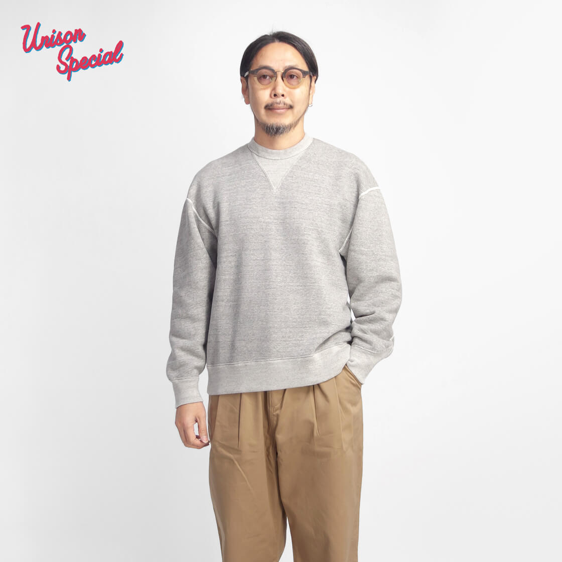 ユニゾンスペシャル Unison Special 吊り編み裏毛 スウェットシャツ