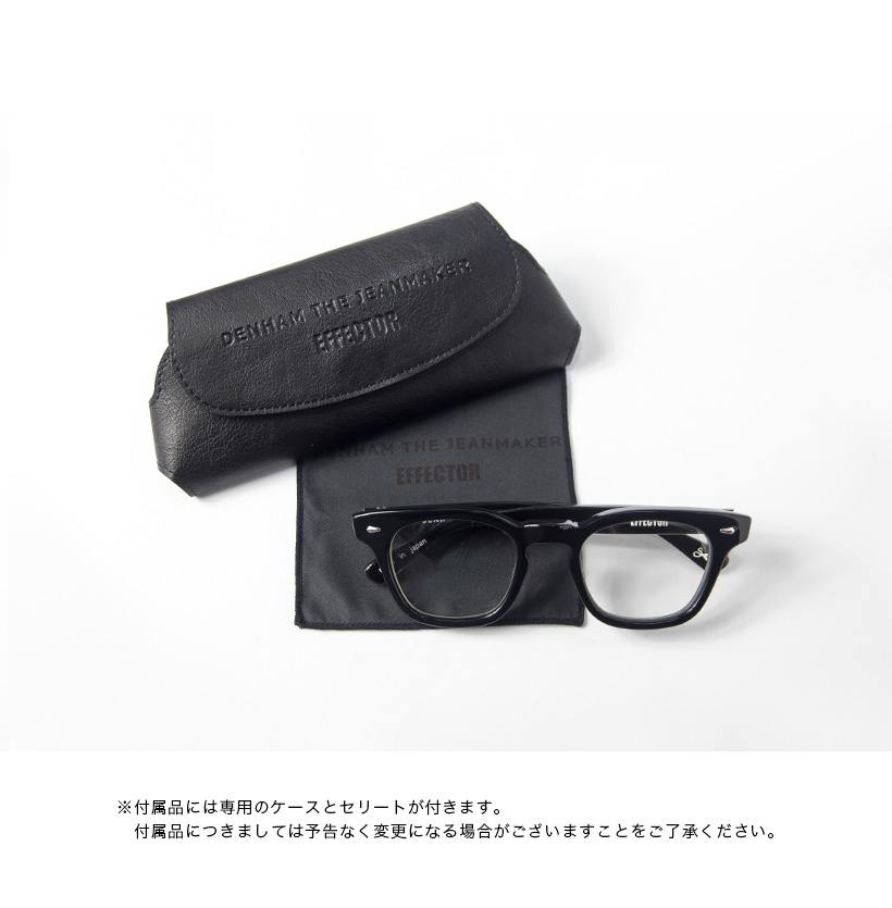 EFFECTOR（エフェクター） デンハム5 DENHAM5 スクエア メガネ 伊達 度