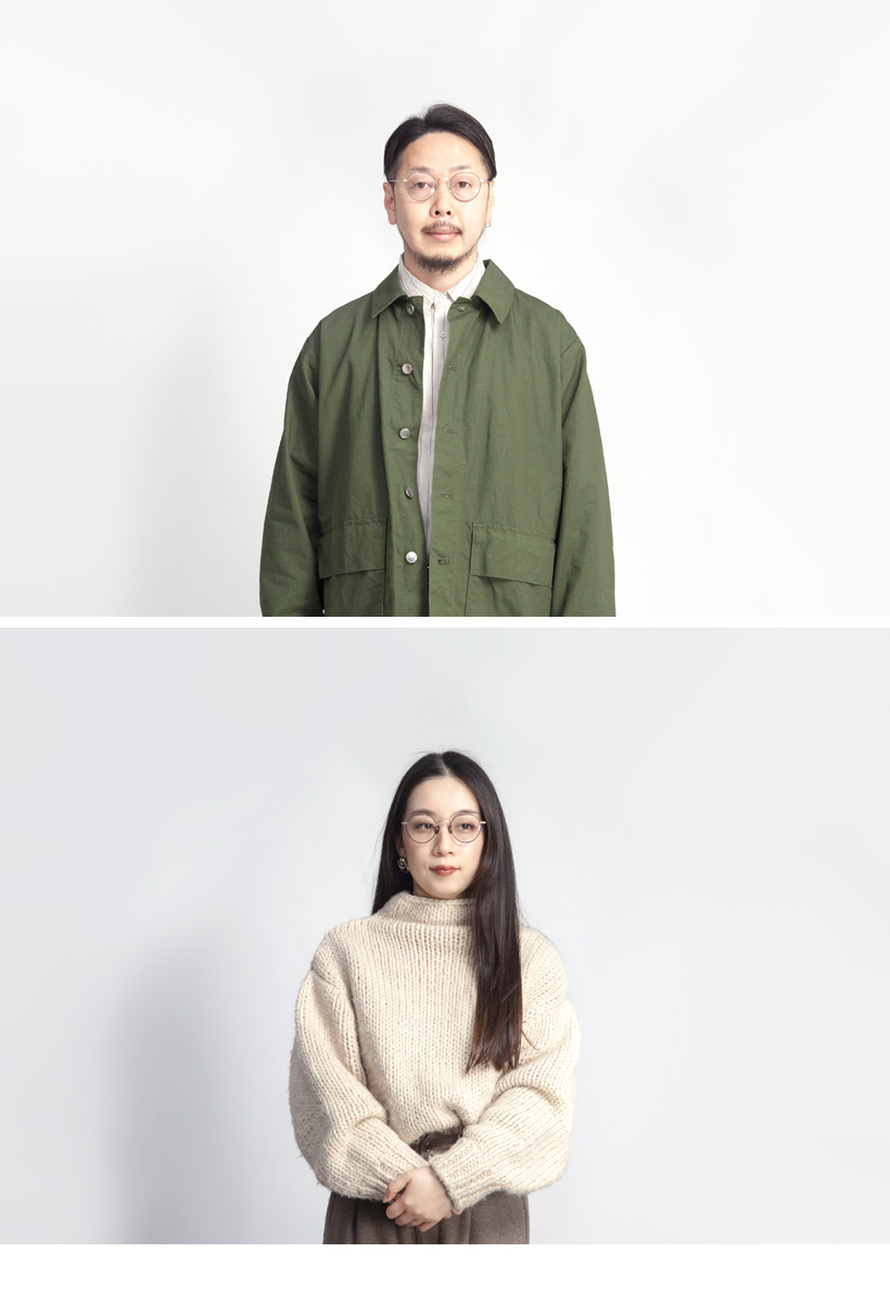 内藤熊八作 コンビネーション ボストンフレーム クラウンパント N-034