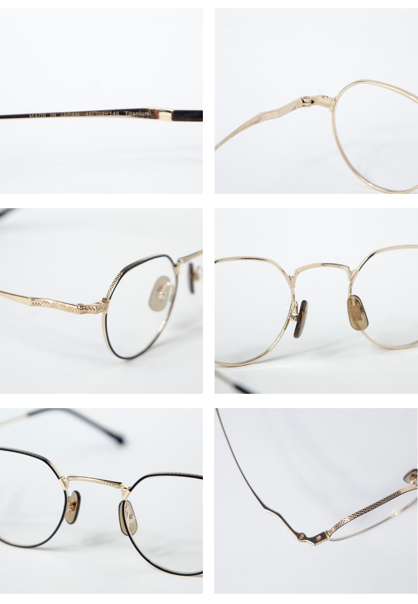 内藤熊八作 チタン製 ボストンフレーム クラウンパント N-046 日本製