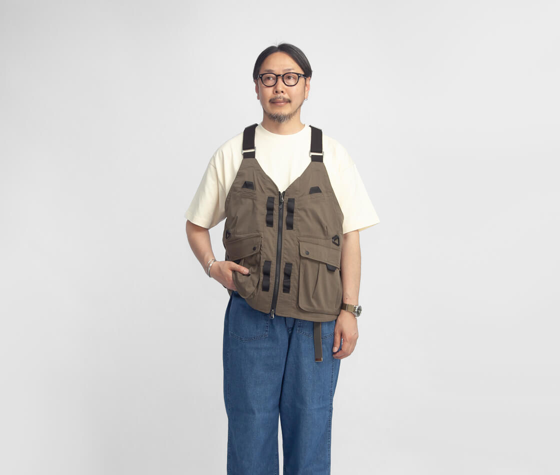 NANGA（ナンガ） ヒノックリップストップユーティリティベスト メンズ