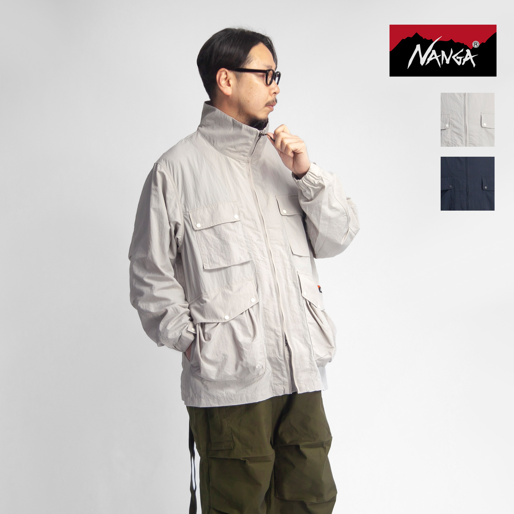 NANGA（ナンガ） ナイロンタッサー マウンテンブルゾン 撥水 メンズ