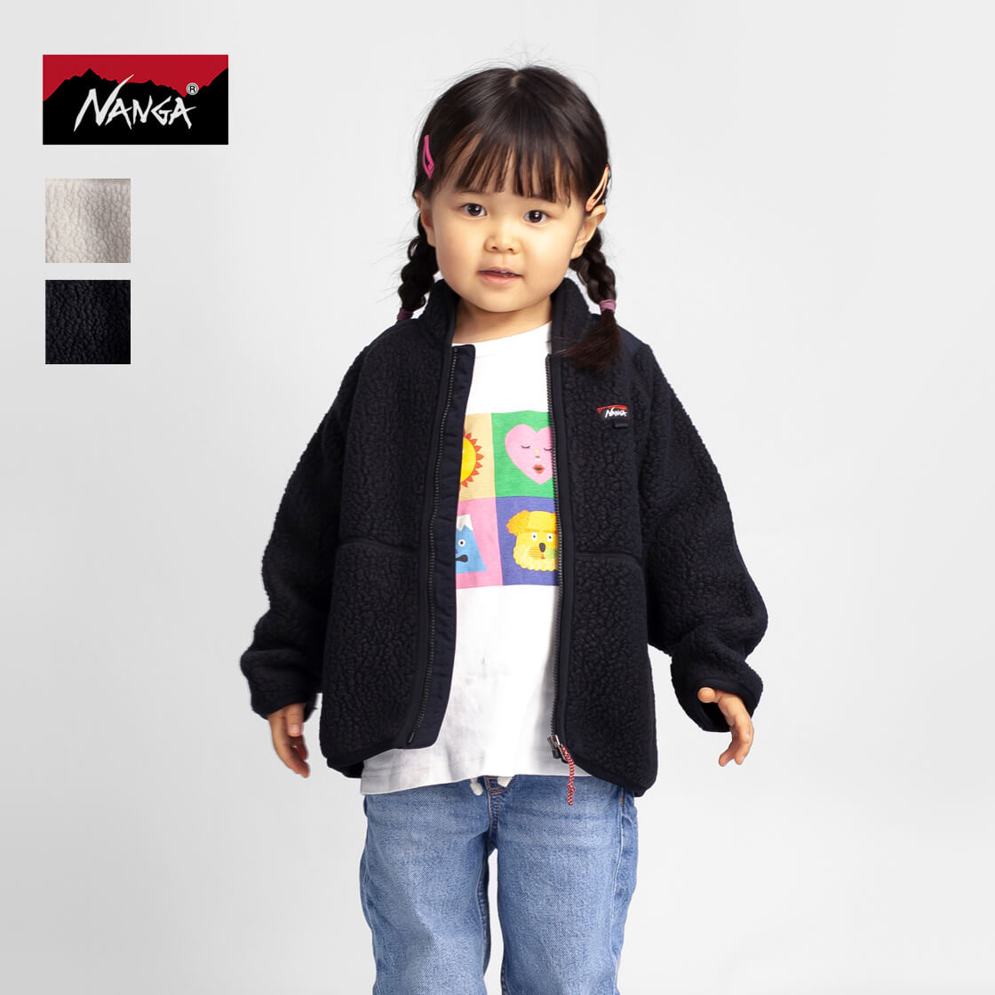NANGA（ナンガ） ポーラテック サーマルプロ キッズ フリース