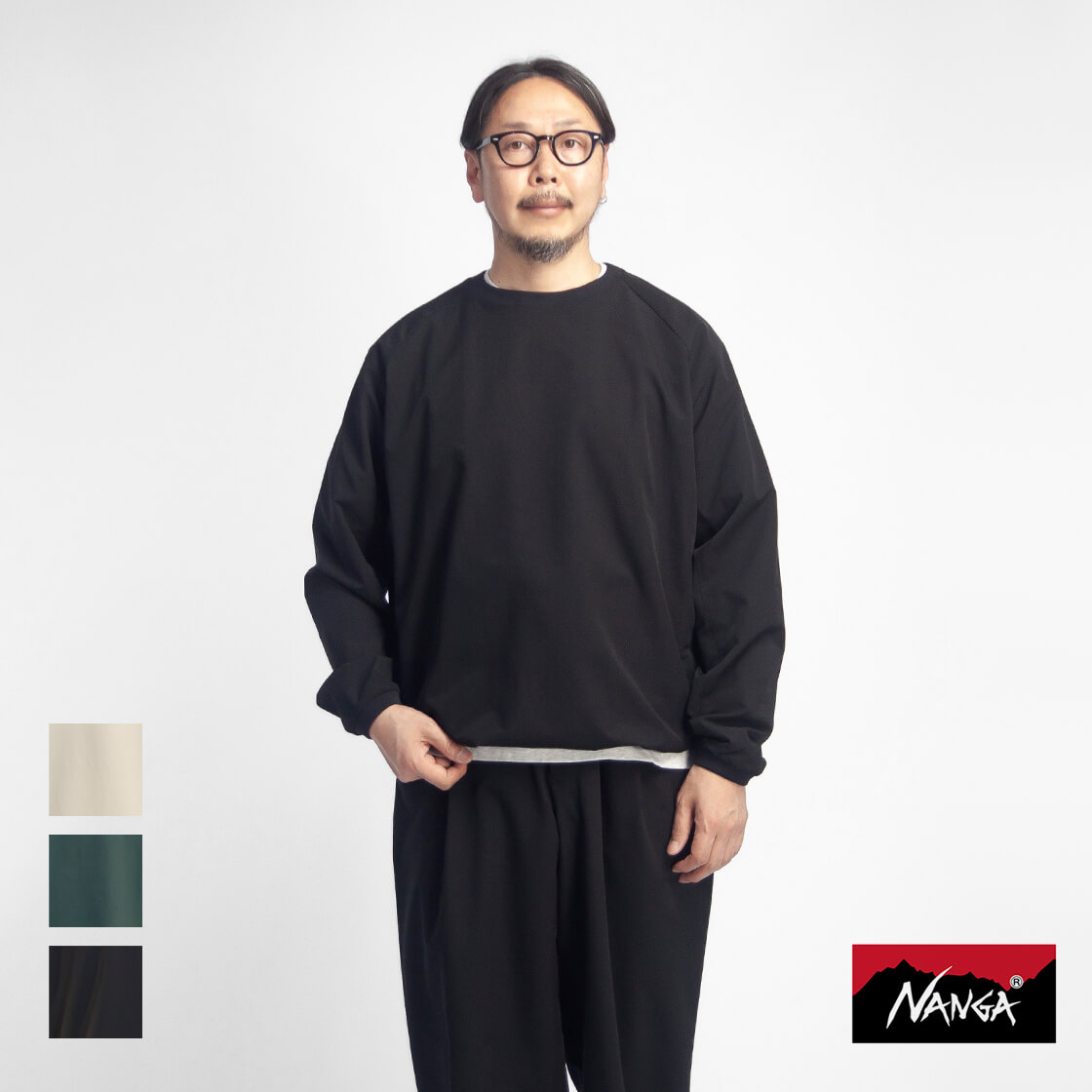 NANGA（ナンガ） NANGA DOTAIR COMFY L/S TEE ドットエアコンフィー