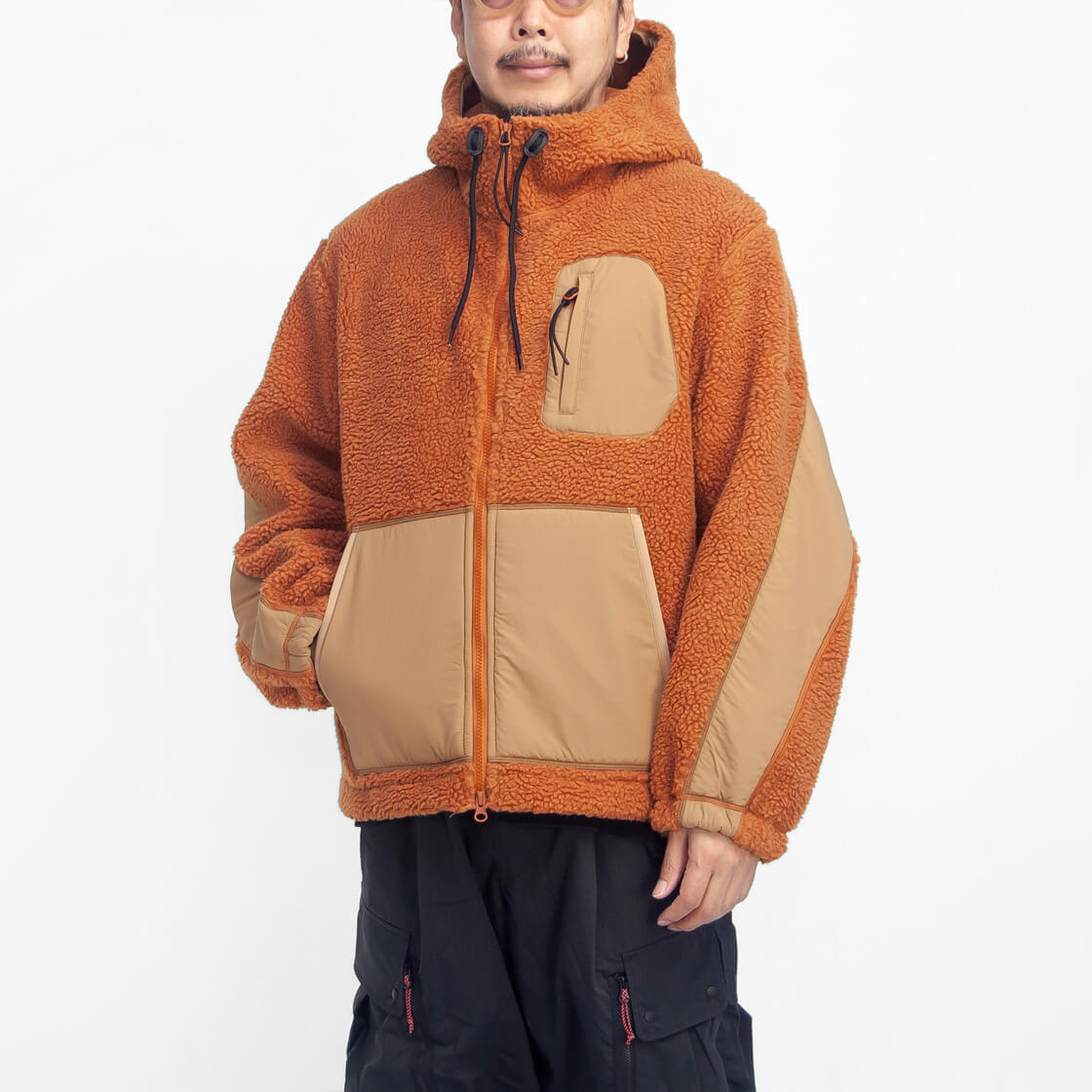 NANGA（ナンガ） ボアフリースフルジップパーカー メンズ : MARC