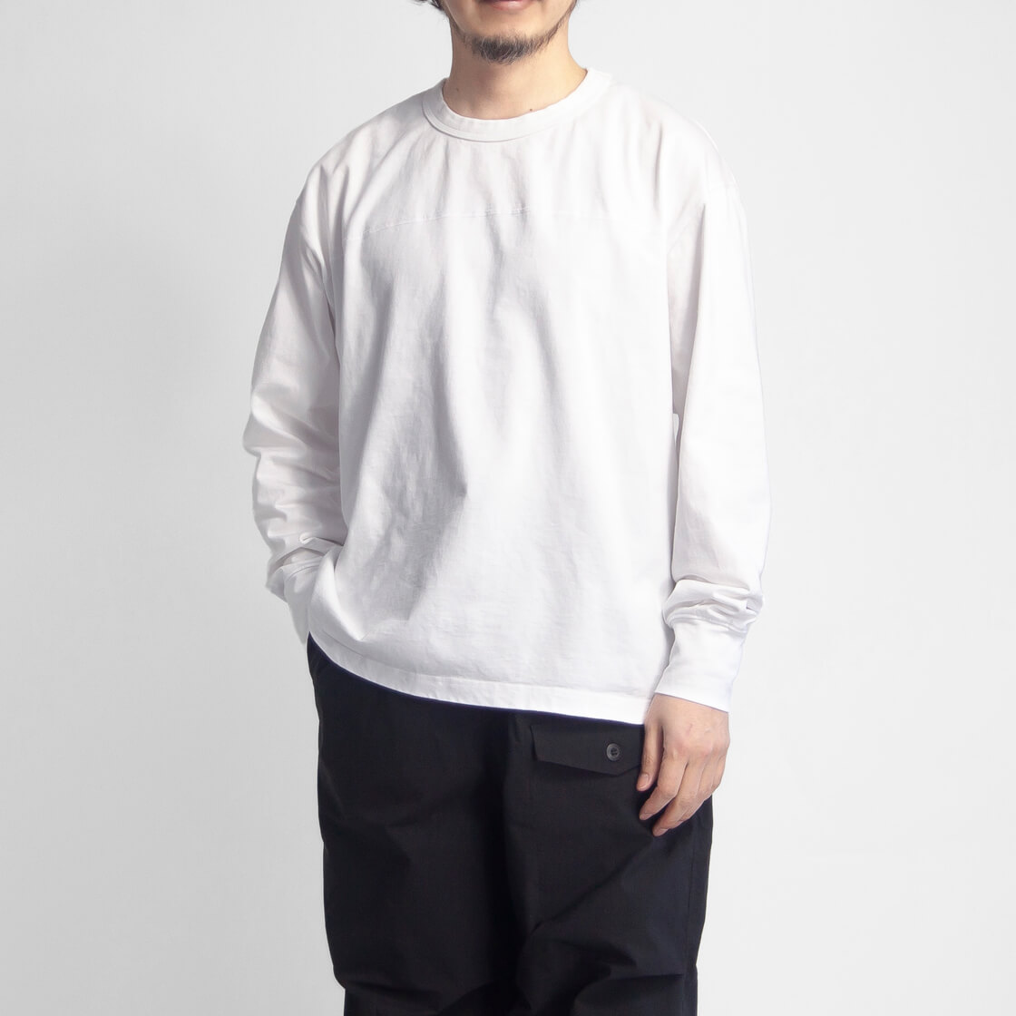 have a good day ルーズフィット長袖Tシャツ HAVE A GOOD DAY（ハブアグッドデイ） 引き揃え天竺 ルーズフィット