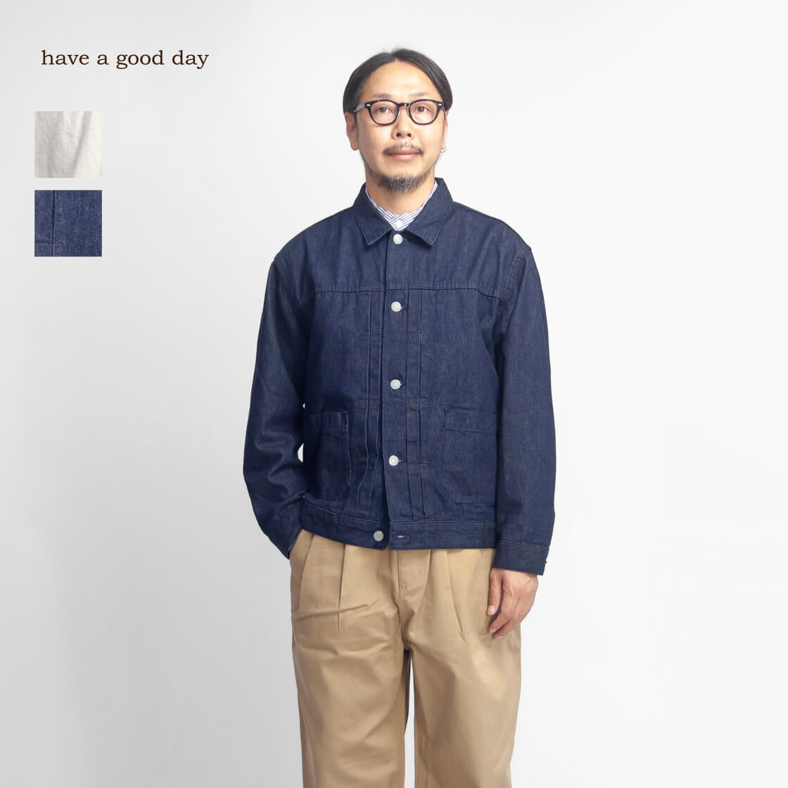 HAVE A GOOD DAY（ハブアグッドデイ） デニムジャケット Gジャン 日本