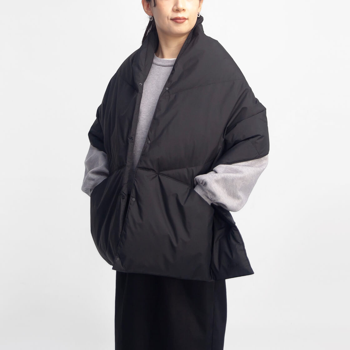 NANGA（ナンガ） ダウン ポンチョマフラー DOWN レディース : MARC