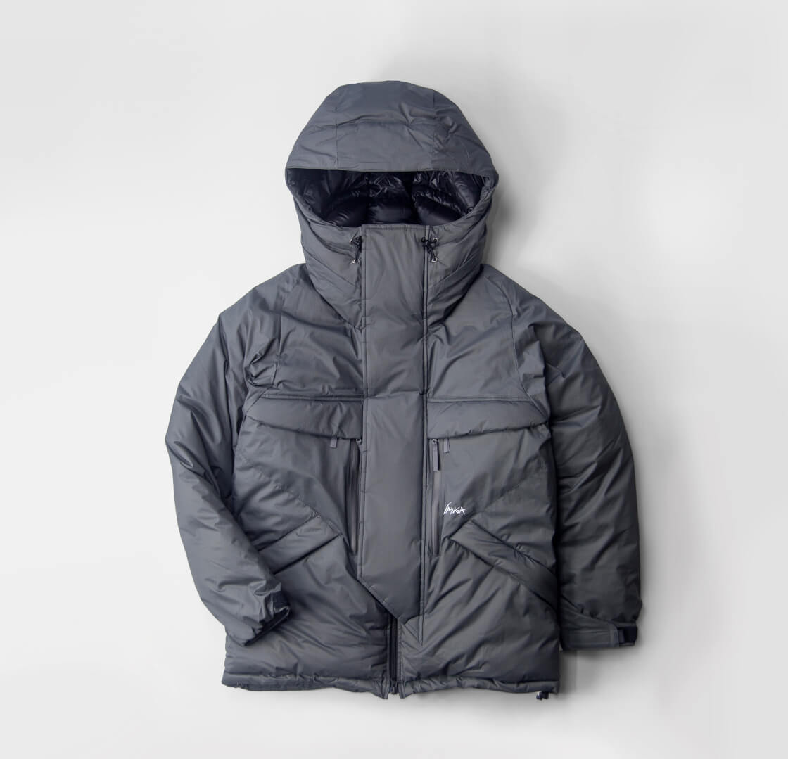 今日まで限定価格‼️NANGA ダークグレー ジップアップダウンジャケットM NANGA（ナンガ） ダウンジャケット メンズ オーロラテックス ダウン