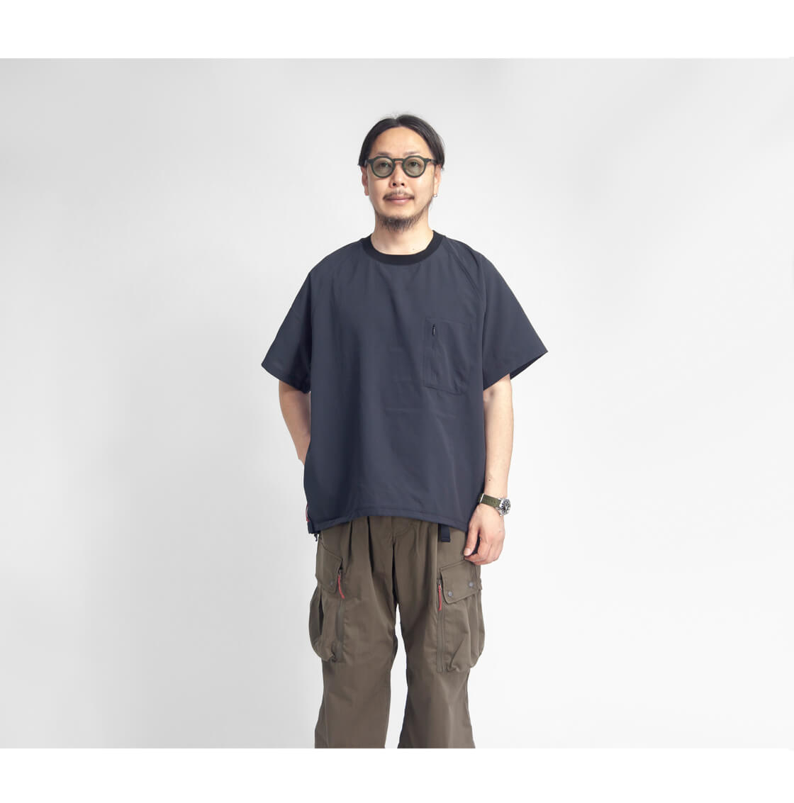 ナンガ NANGA ドットエア Tシャツ エアクロスコンフィー メンズ : hgd 