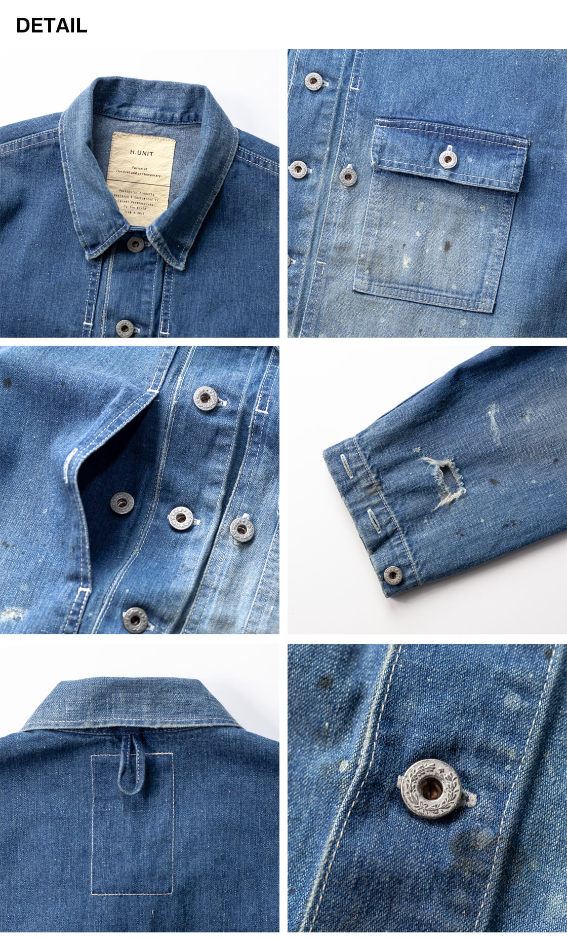 H.UNIT STORE LABEL エイチユニット H.UNIT P-44 デニムジャケット