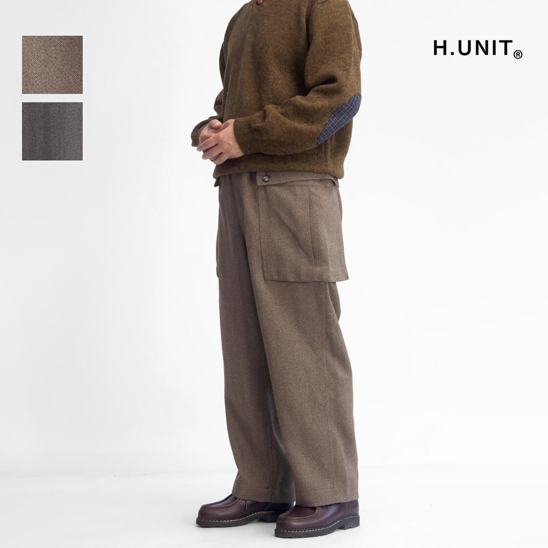 H.UNIT STORE LABEL エイチユニット H.UNIT テックツイード M-43