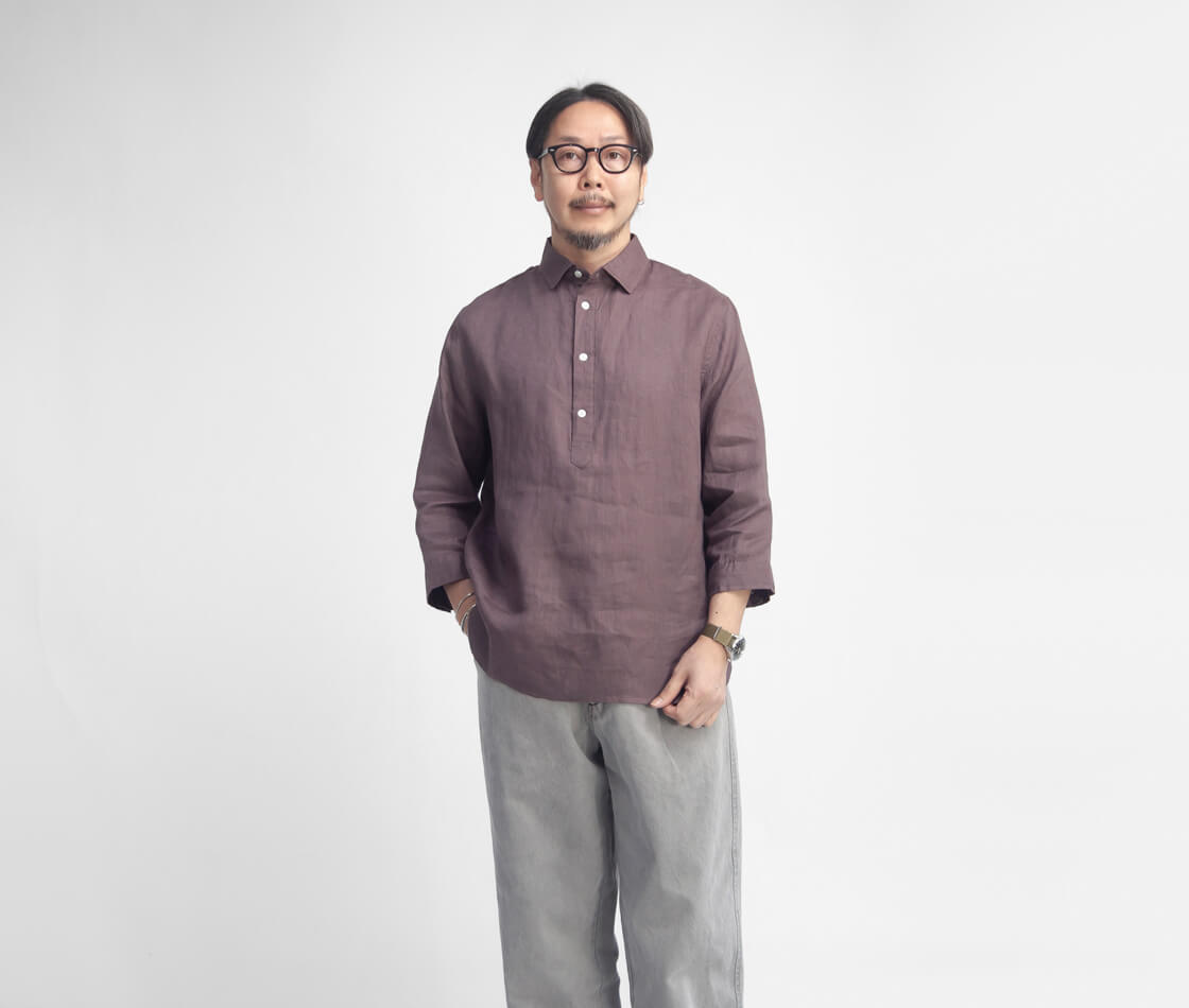 HOUSE OF LOTUS ハウスオブロータス シャツ リネン 100% 麻 HOUSE OF LOTUS ハウスオブロータス ウォッシュリネンブラウス
