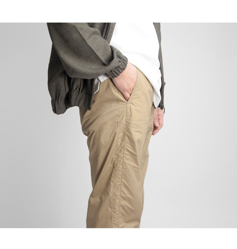 Harriss / SIDE STRIPE PANTS - BEIGE/M - ファッション