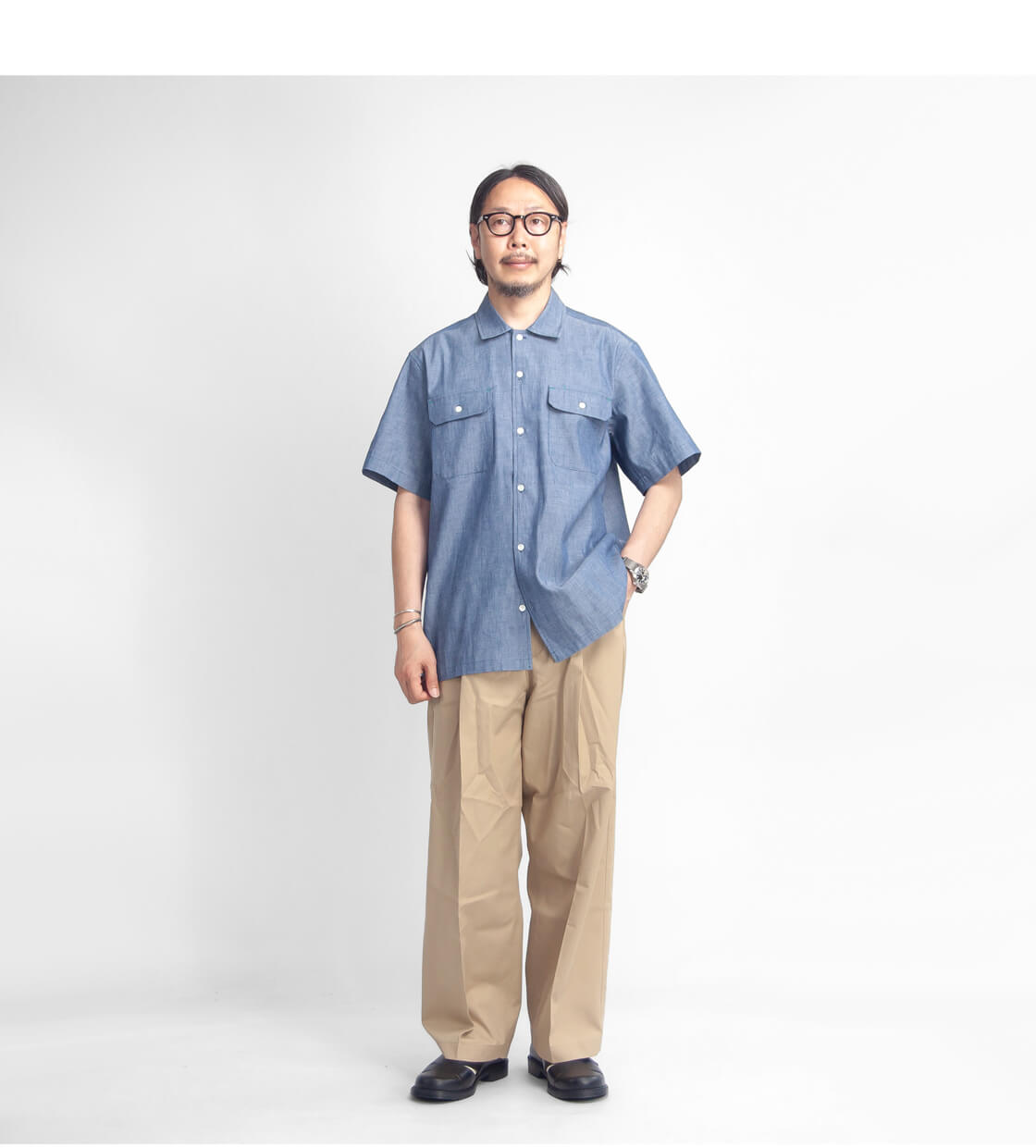 ラニーズジェネラルストア LANI'S General Store シャンブレー 半袖