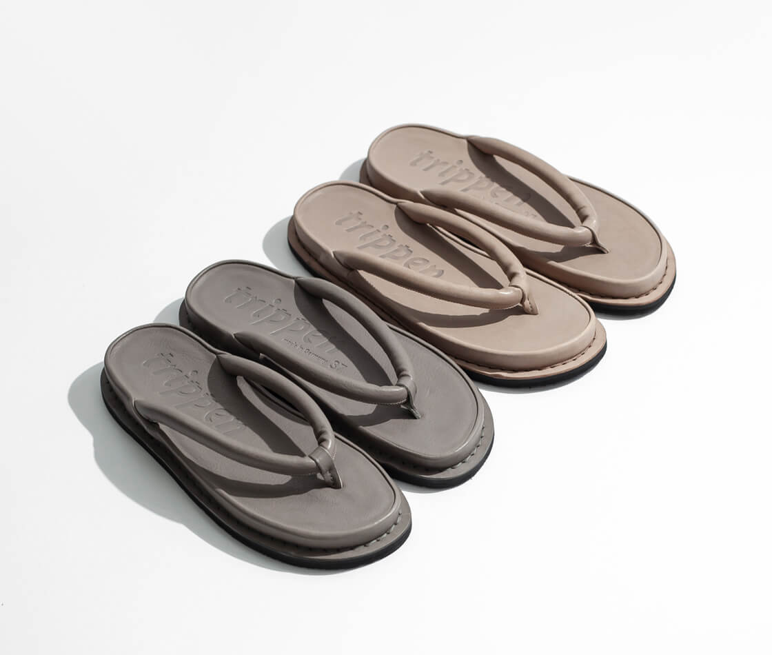 トリッペン レザーサンダル ZORI 40 trippen ゾーリ 草履 トング trippen（トリッペン） trippen ZORI 別注 トング レザーサンダル 草履