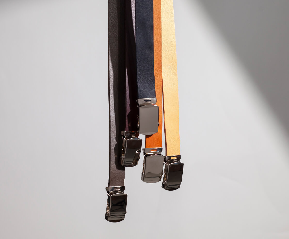 ESPERANTO エスペラント 25mm　イタリアンレザー GIベルト ガチャベルト 日本製 メンズ レディース