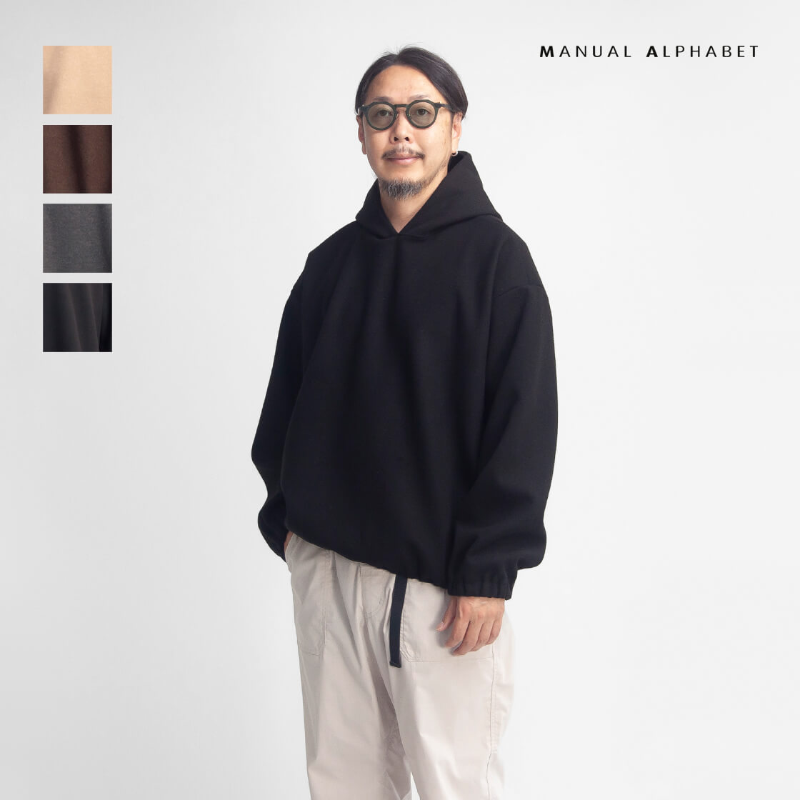 MANUAL ALPHABET FOR PLAY フレイム レジスタントパーカ MANUAL ALPHABET（マニュアルアルファベット） ウールレット プル