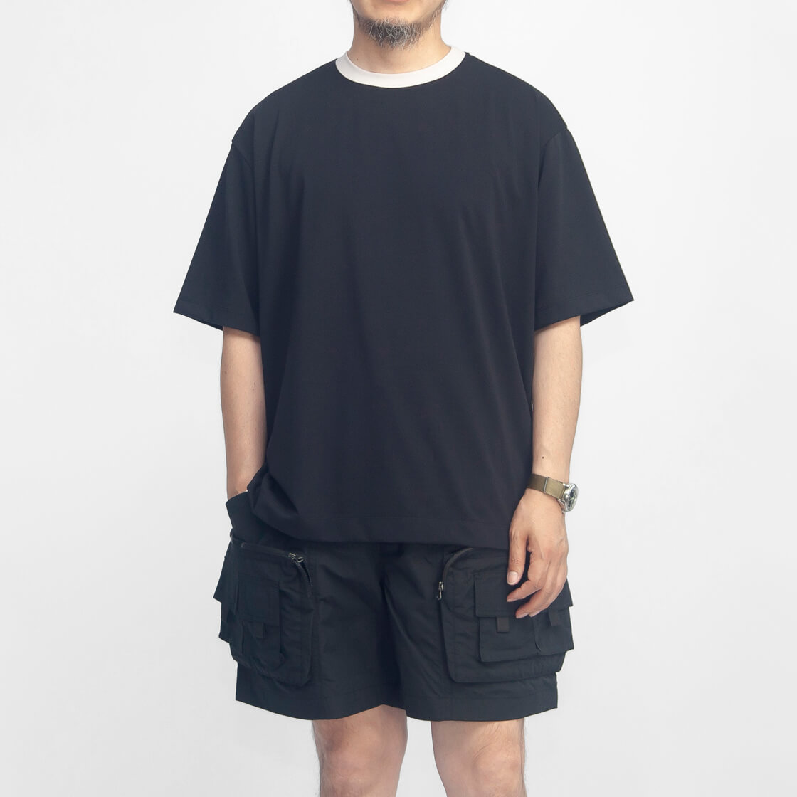 リンガー Tシャツ メンズ（色：ネイビー系）のおすすめ人気商品一覧