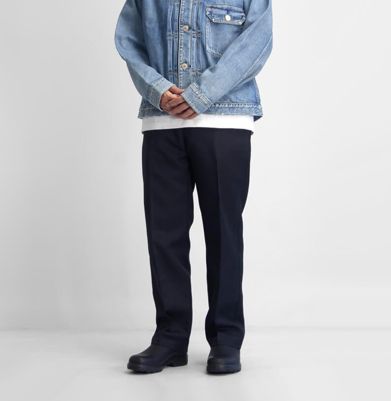 MANUAL ALPHABET マニュアルアルファベット ポリエステルツイル セミイージーパンツ 日本製 メンズ