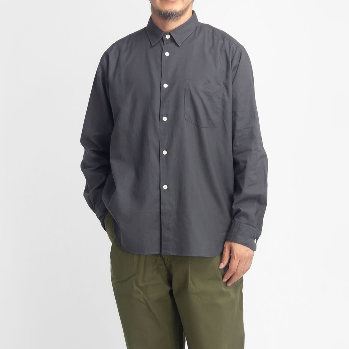 MANUAL ALPHABET(マニュアルアルファベット) 綿ビエラ ルーズ MANUAL ALPHABET(マニュアルアルファベット) 綿ビエラ ルーズ